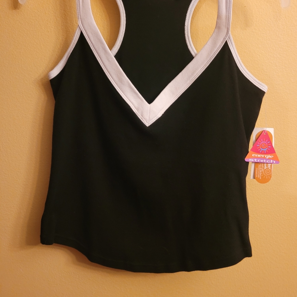 Top black w/ white  trim